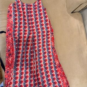 Global Desi Printed Maxi Dress XS Boho Tie Strap Dress